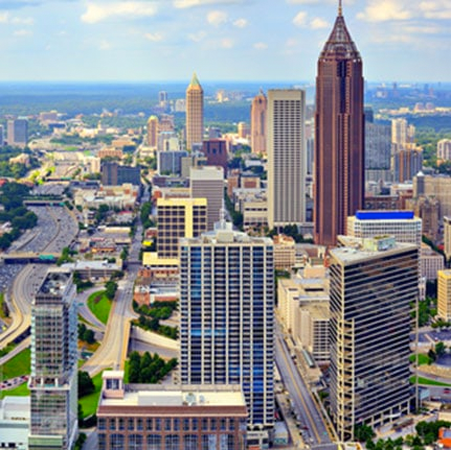 The city of Atlanta